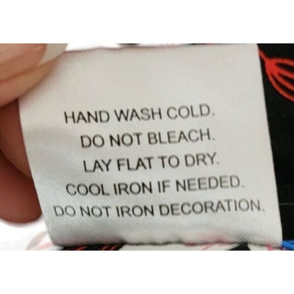 NEW Coca Cola Hawaiian Button Up Rayon Shirt Tropical Floral Mens XXL Black - Picture 6 of 6